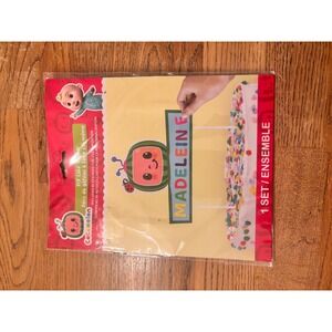 Cocomelon DIY Cake Topper‎ Set with Letters and Stickers for Kids Birthday Party